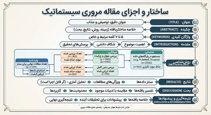 ساختار مقاله مروری در یک نگاه