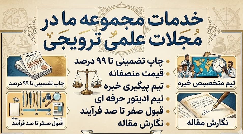 خدمات مجموعه ما در مجلات علمی ترویجی