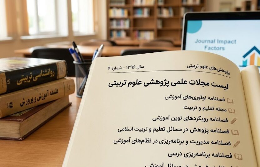 لیست مجلات علمی پژوهشی علوم تربیتی