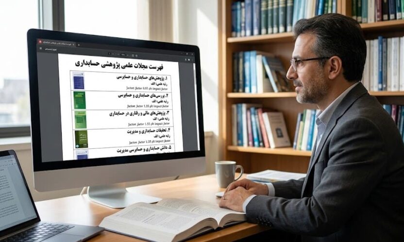 لیست مجلات علمی پژوهشی حسابداری 1405