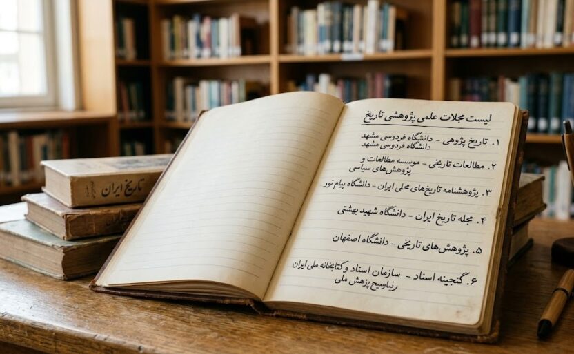 لیست مجلات علمی پژوهشی تاریخ