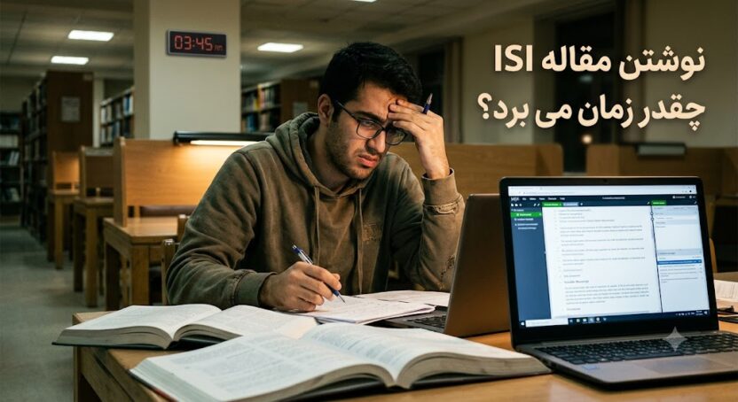 نوشتن مقاله ISI چقدر زمان می برد؟