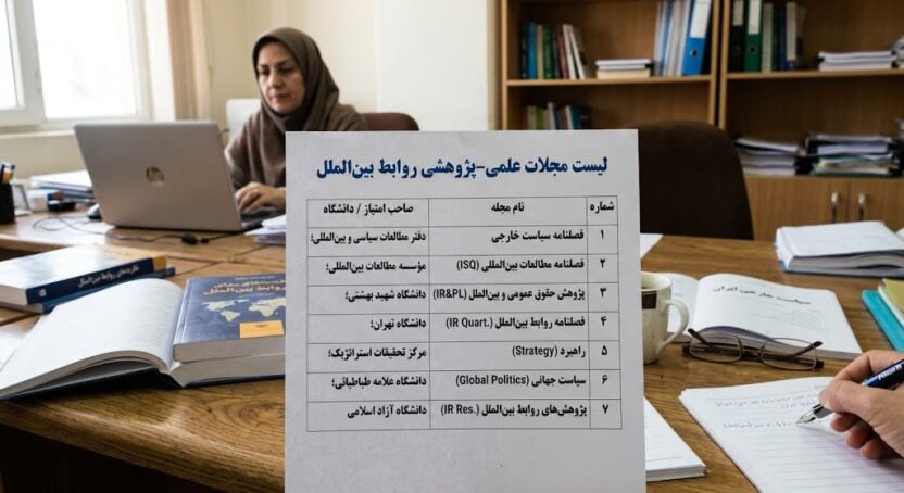 لیست مجلات علمی پژوهشی روابط بین الملل