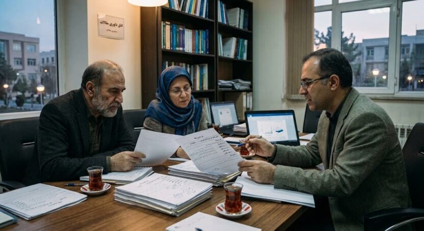 تکمیل داوری مقاله یعنی چه